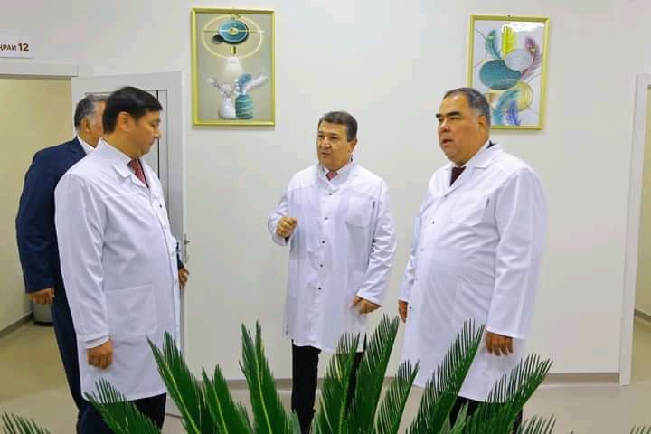 Открытие нового диагностического и лечебного центра общества с ограниченной ответственностью” поколение Салима " в городе Худжанде