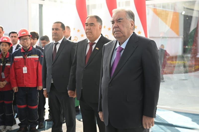 President of the Republic of Tajikistan Emomali Rahmon Remotely Inaugurated 10 Facilities in Ayni District