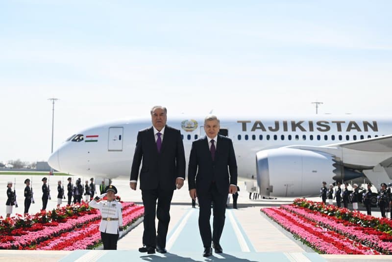 President Emomali Rahmon Arrives in Tashkent for State Visit to Uzbekistan