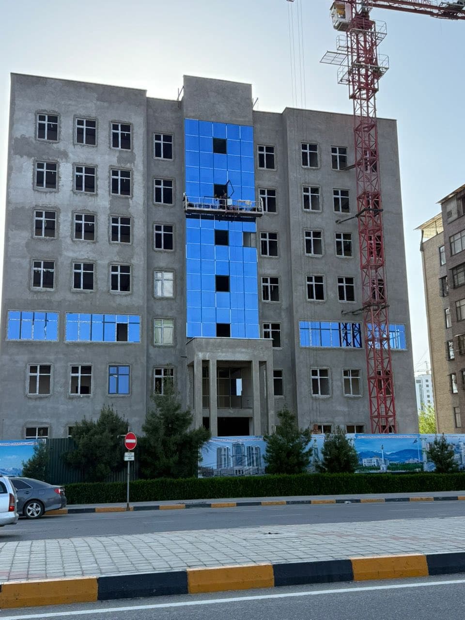 СТРОИТЕЛЬСТВО НОВОГО ОБЪЕКТА В ЧЕСТЬ 35-ЛЕТИЯ ГОСУДАРСТВЕННОЙ НЕЗАВИСИМОСТИ.
