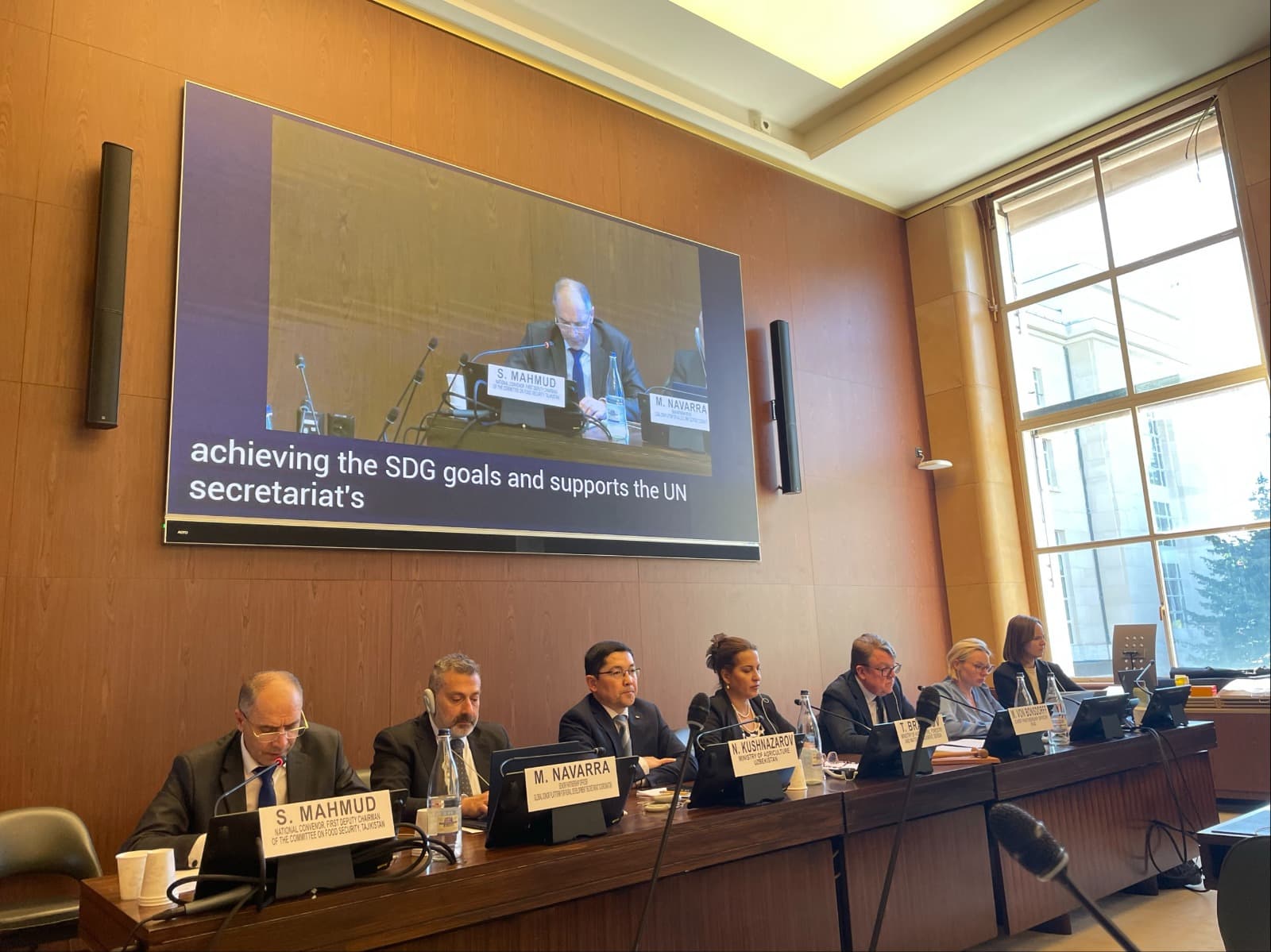 Participation of the Tajikistan Delegation in the Regional Food Forum in Geneva