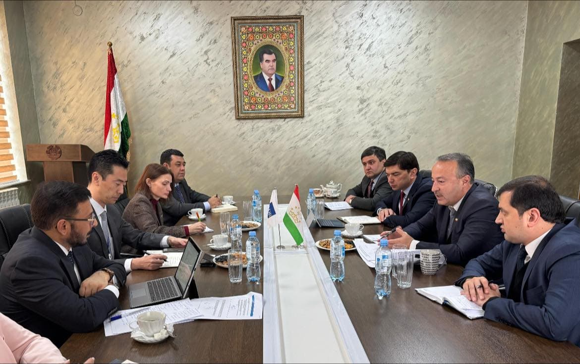 Meeting of the director of the Agency for export under the Government of the Republic of Tajikistan with the Head of the Representative Office of the Asian Development Bank in Tajikistan