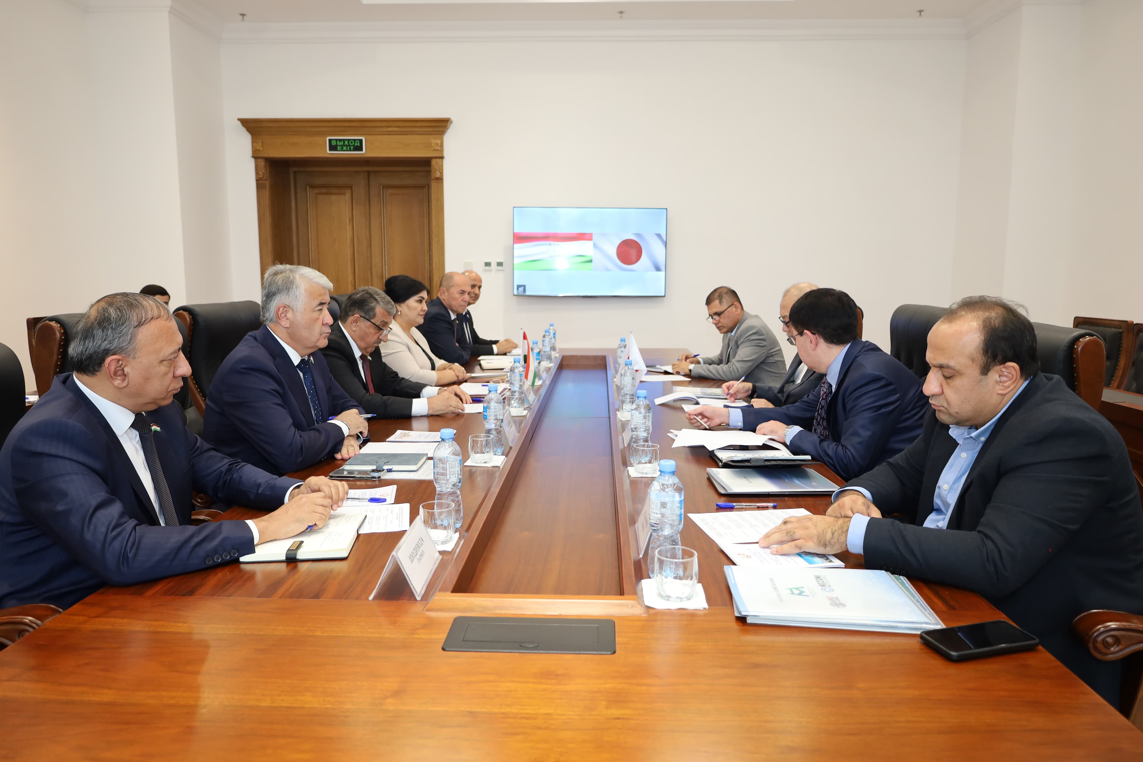 Meeting of the Japanese "Sansei Corporation" Delegation with the Parliamentary Friendship Group of Tajikistan and Japan