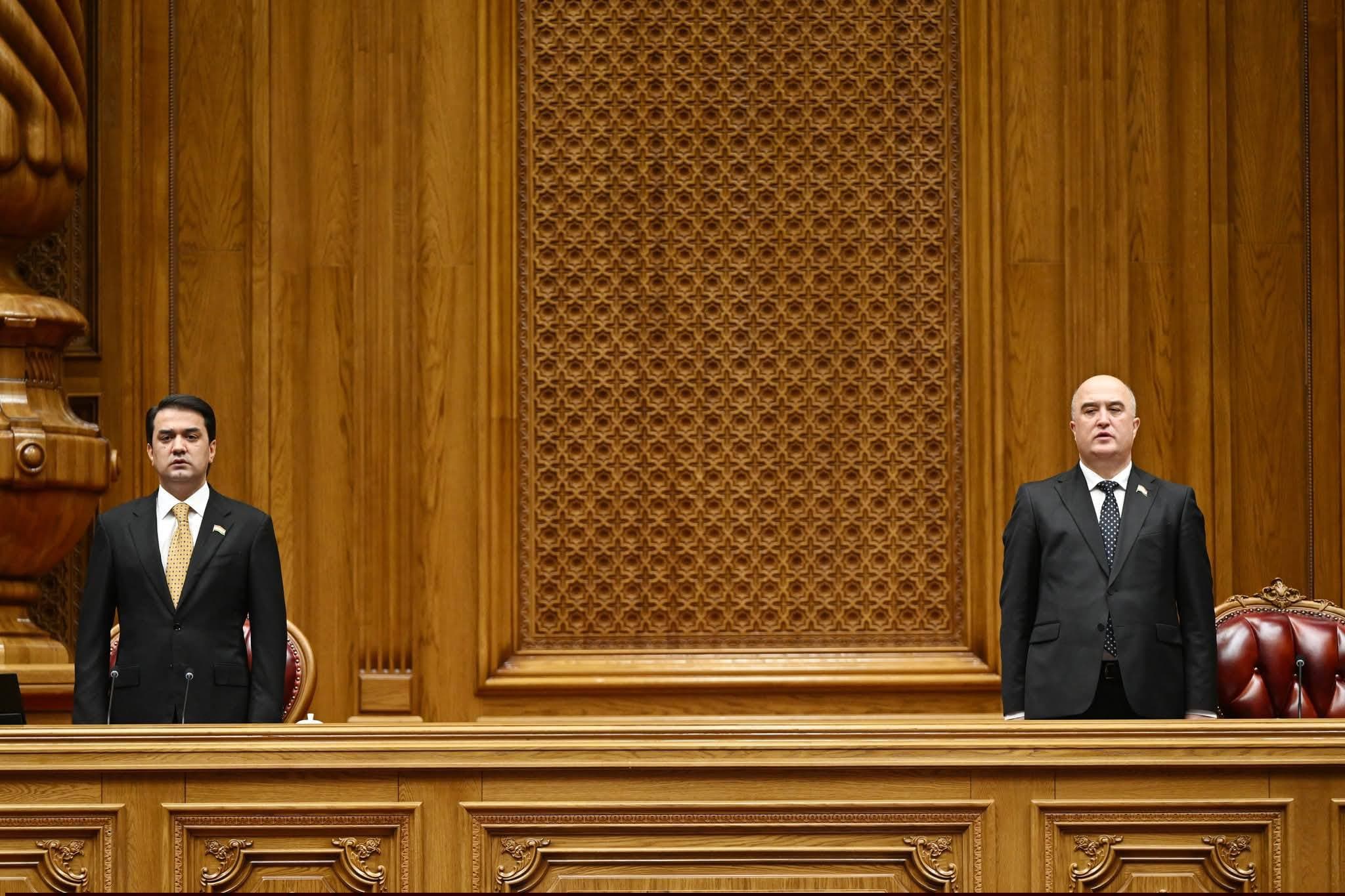 The first joint sitting of the Majlisi Milli and the Majlisi Namoyandagon of the Majlisi Oli of the Republic of Tajikistan of the seventh convocation was held