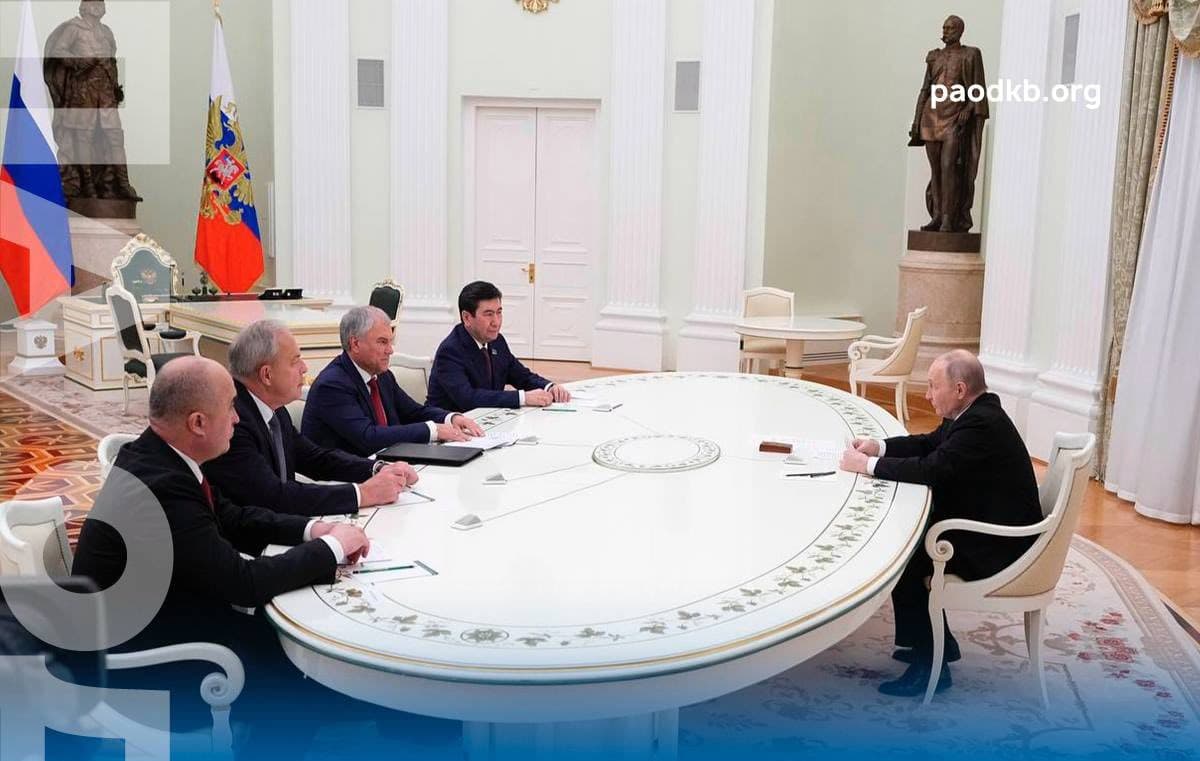 Владимир Путин встретился с председателями парламентов государств-членов Организации Договора о коллективной безопасности (ОДКБ)