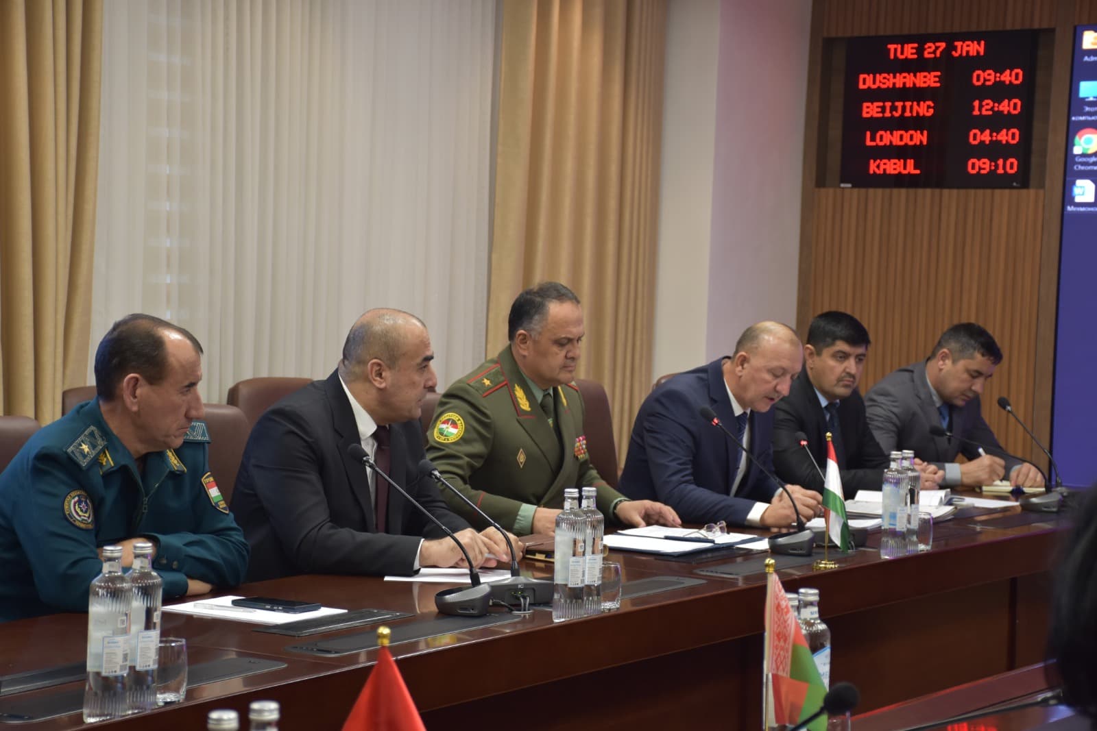 КҲФ: Ташрифи гурӯҳи муштараки СААД ба Кумитаи ҳолатҳои фавқулодда