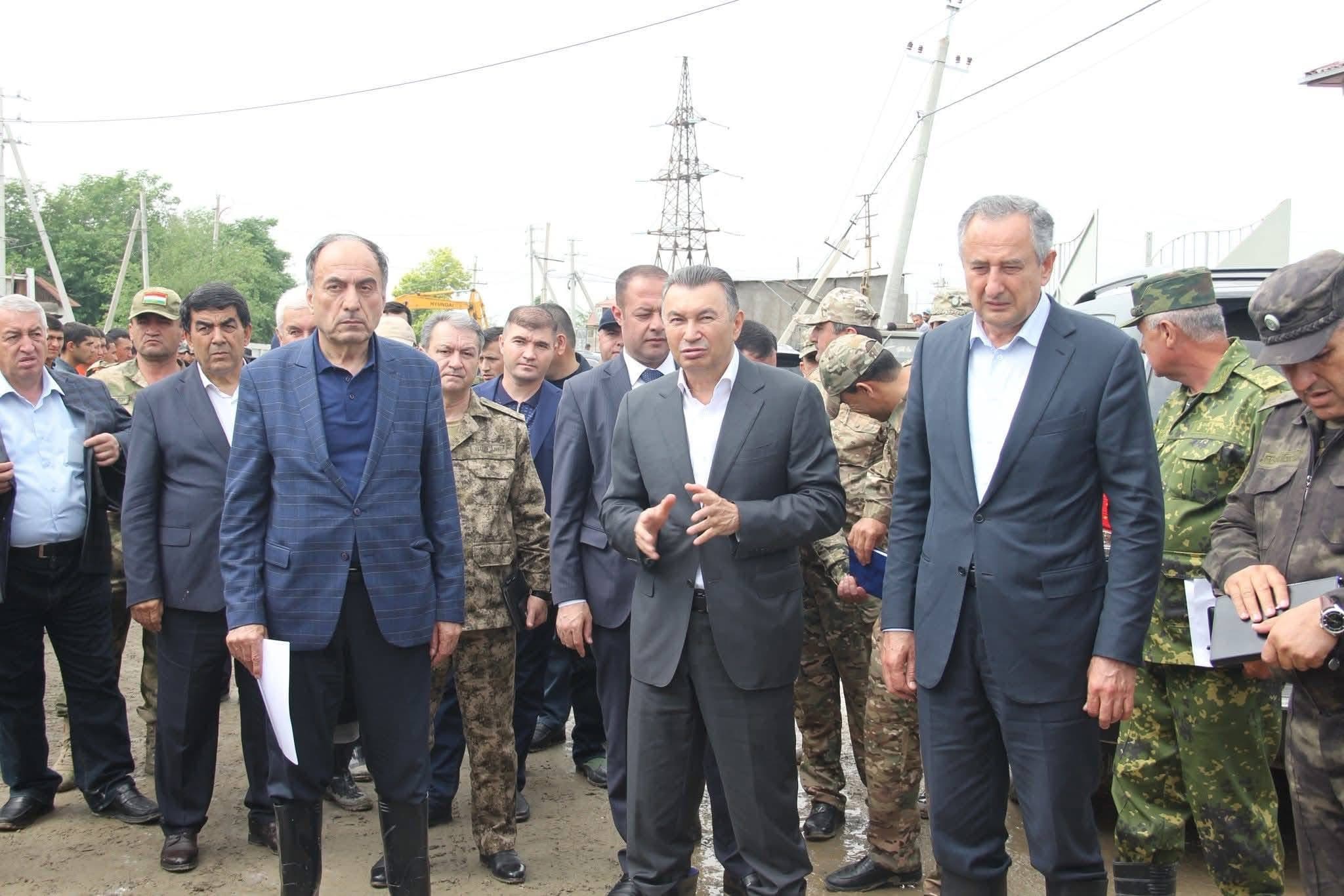 БОЗДИДИ САРВАЗИРИ МАМЛАКАТ ҚОҲИР РАСУЛЗОДА АЗ РАФТИ БАРТАРАФСОЗИИ ОҚИБАТҲОИ ОФАТИ ТАБИӢ ДАР ШАҲРИ КӮЛОБ
