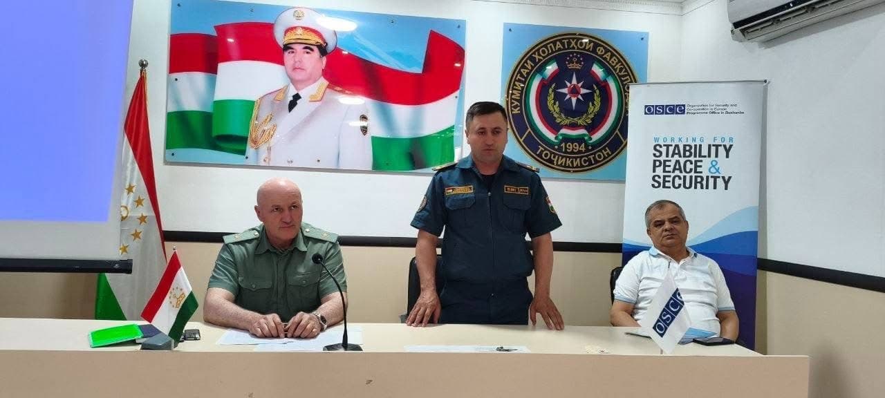 КҲФ-Хатлон: Баргузории машғулиятҳои омӯзишӣ доир ба самти ҳолатҳои фавқулода