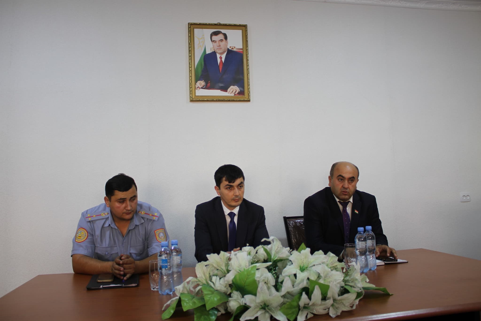 Meeting of the Representative of the Government of the Republic of Tajikistan, First Deputy Head of the State Service for Industrial and Mining Safety under the Government of the Republic of Tajikistan, Ardasher Mirzozoda, with the Residents of the Ayni Rural Jamoat in Ayni District