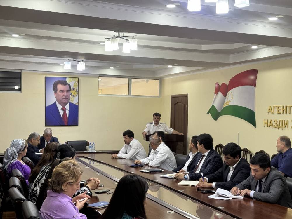 Meeting with a Representative of the Agency for State Financial Control and Combating Corruption of the Republic of Tajikistan