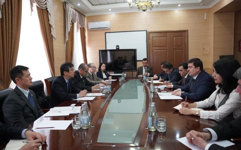 Мулоқот бо ноиби Президенти Агентии ҳамкориҳои  байналмилалии Ҷопон (JICA)