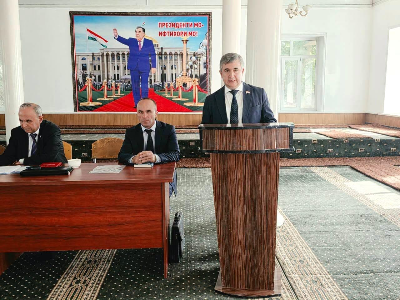 Deputies of the Majlisi Namoyandagon Hold Meeting with Constituents