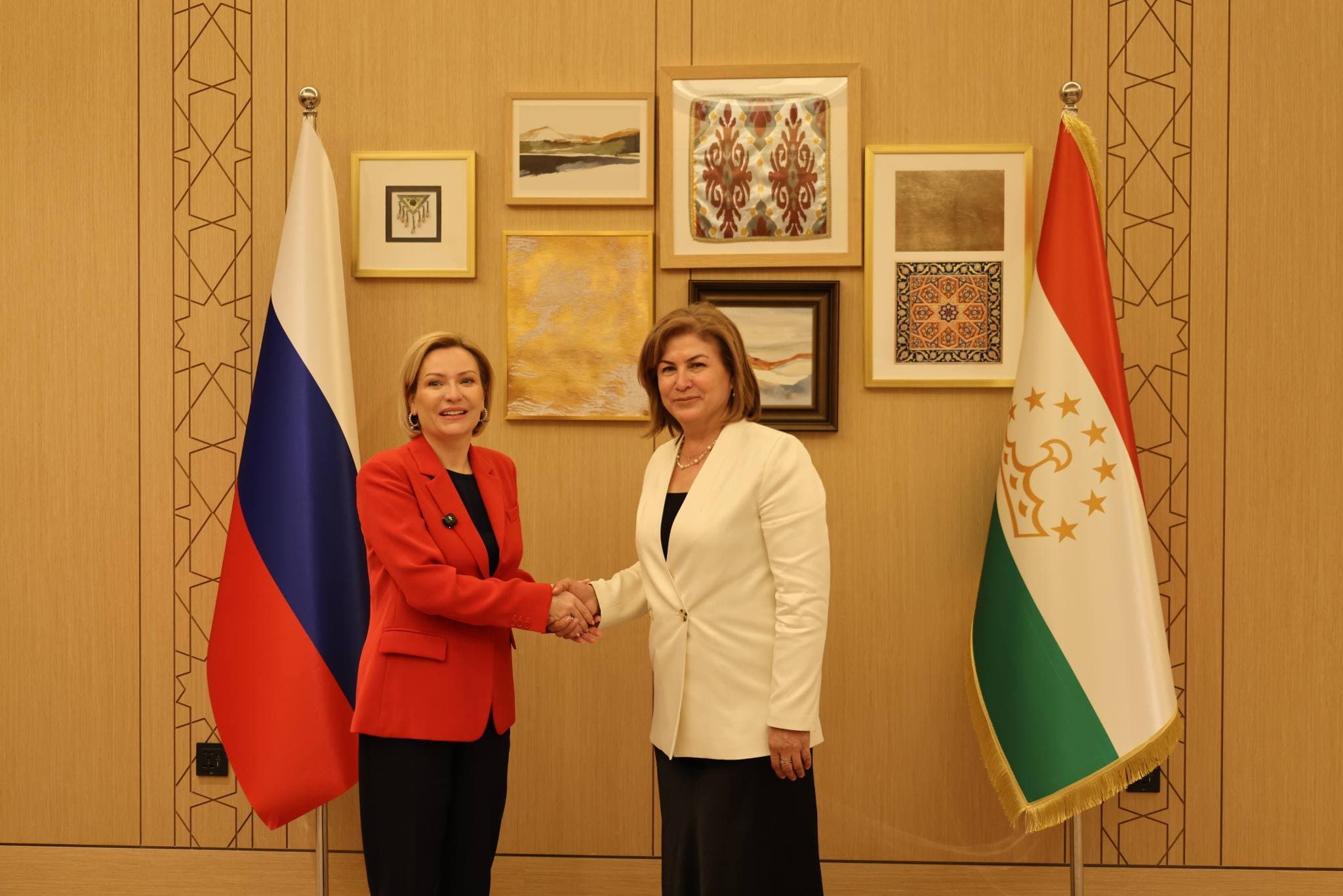 Meeting with the Minister of Culture of the Russian Federation.
