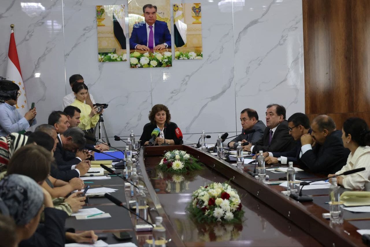 "Photo coverage of the press conference held by the Ministry of Culture of the Republic of Tajikistan"