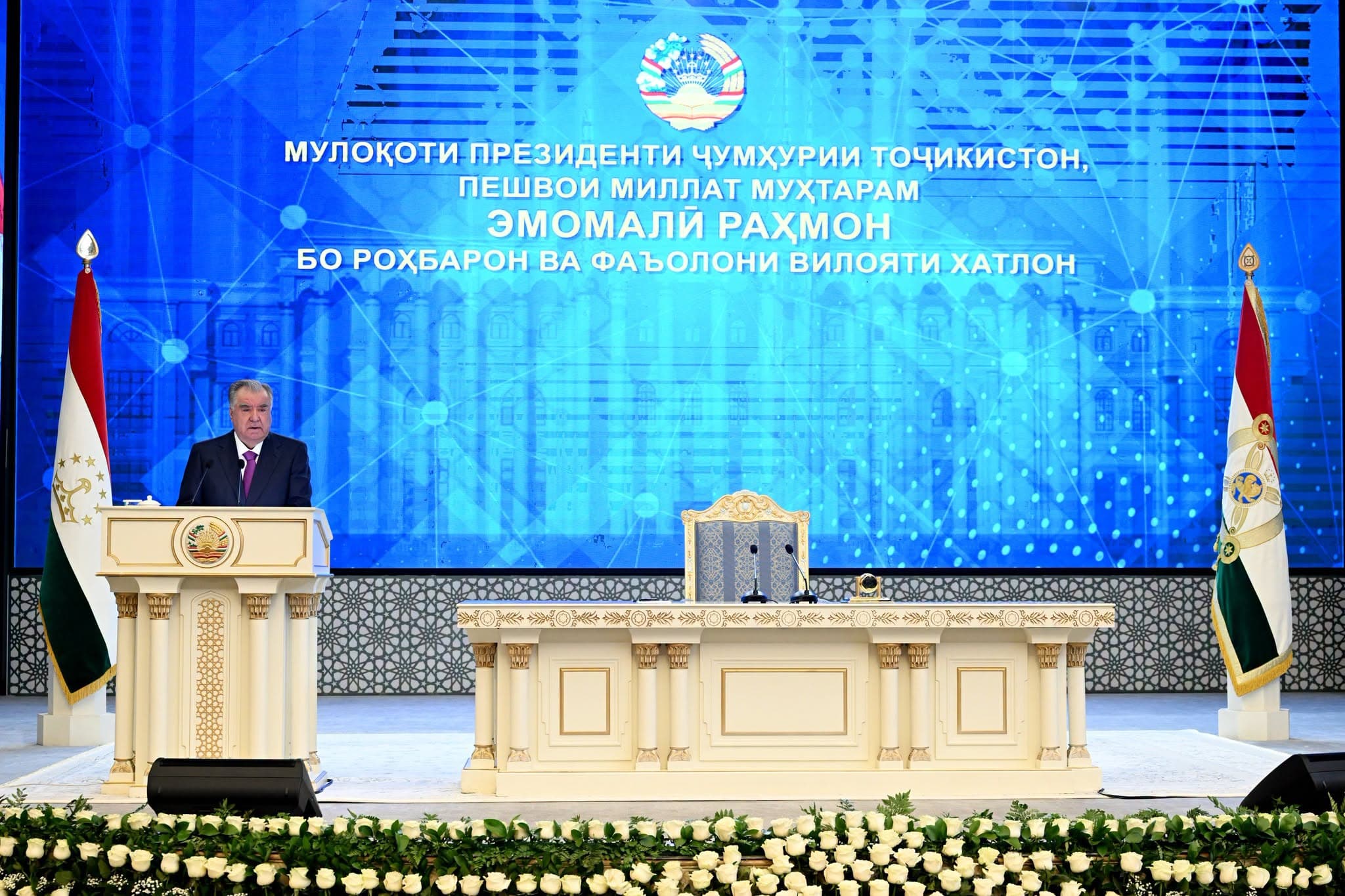 МУЛОҚОТ БО РОҲБАРОН ВА ФАЪОЛОНИ ВИЛОЯТИ ХАТЛОН