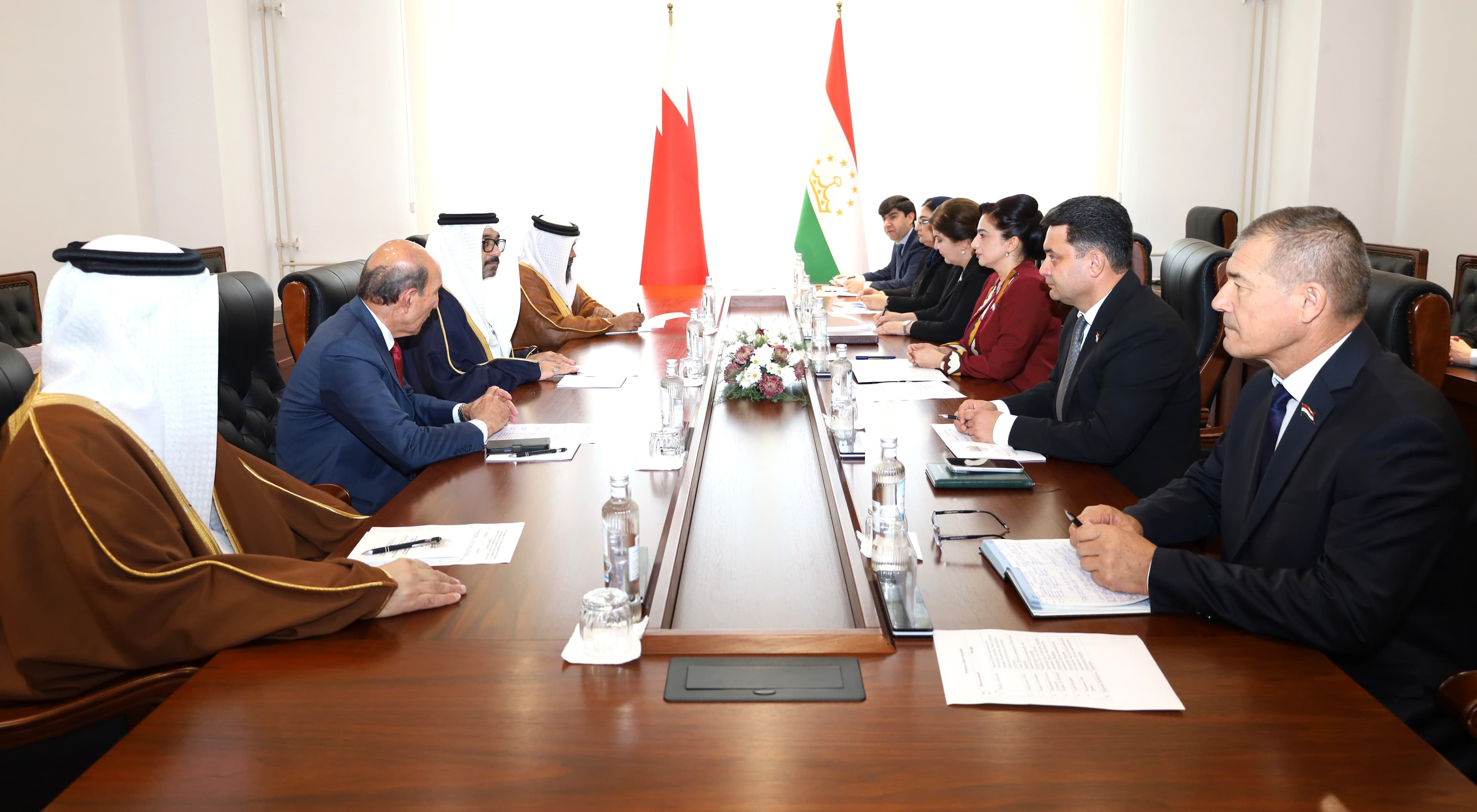 Meeting of Mavsumа Muini with the Head of the Delegation of the Kingdom of Bahrain, H.E. Ahmad Al-Salloom