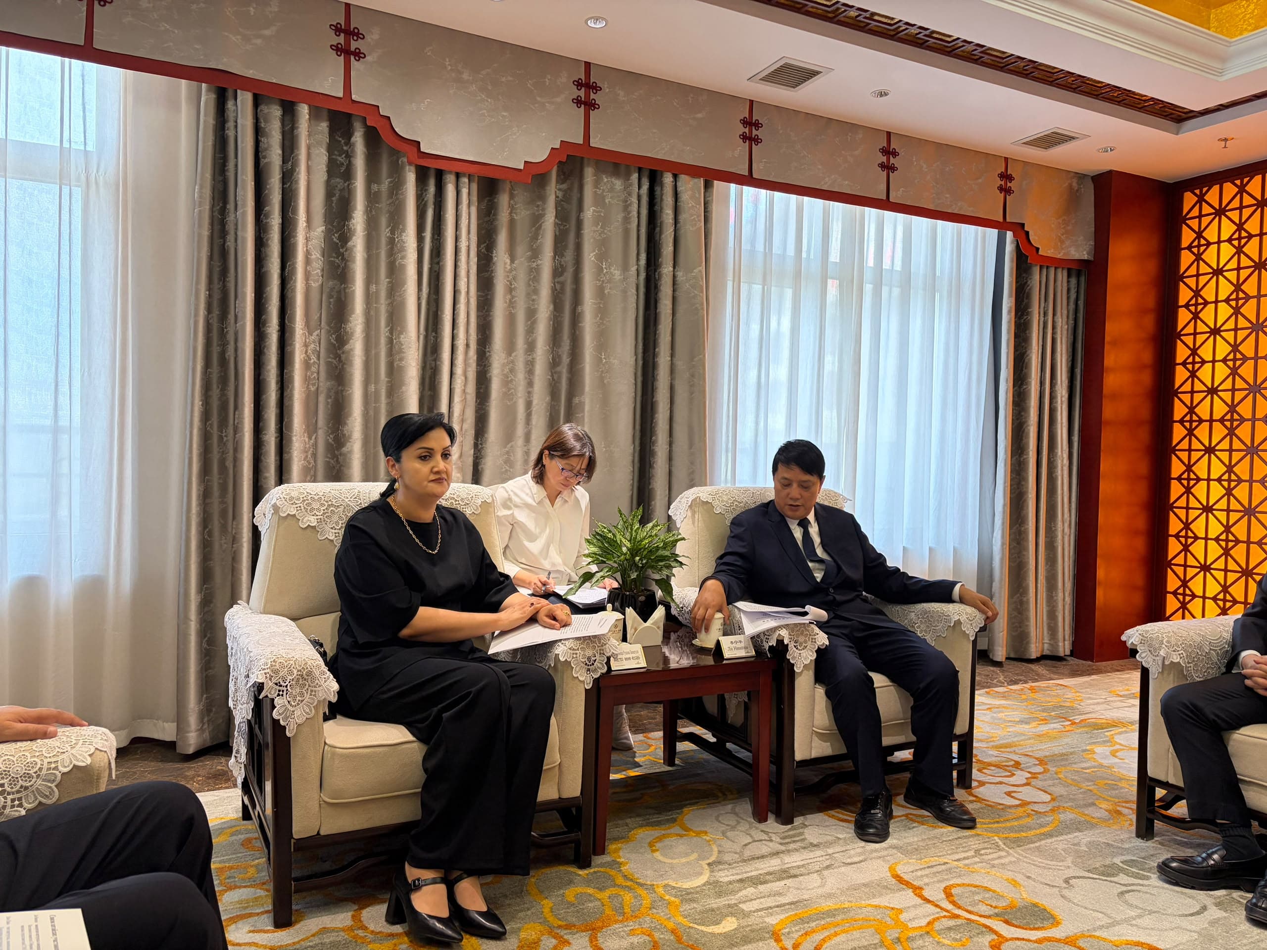 Meeting with the Leadership of the Xinjiang Uygur Autonomous Region of the People's Republic of China