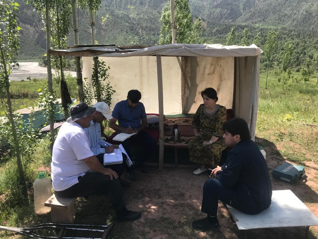 WORKING GROUP VISIT TO SANGVOR DISTRICT