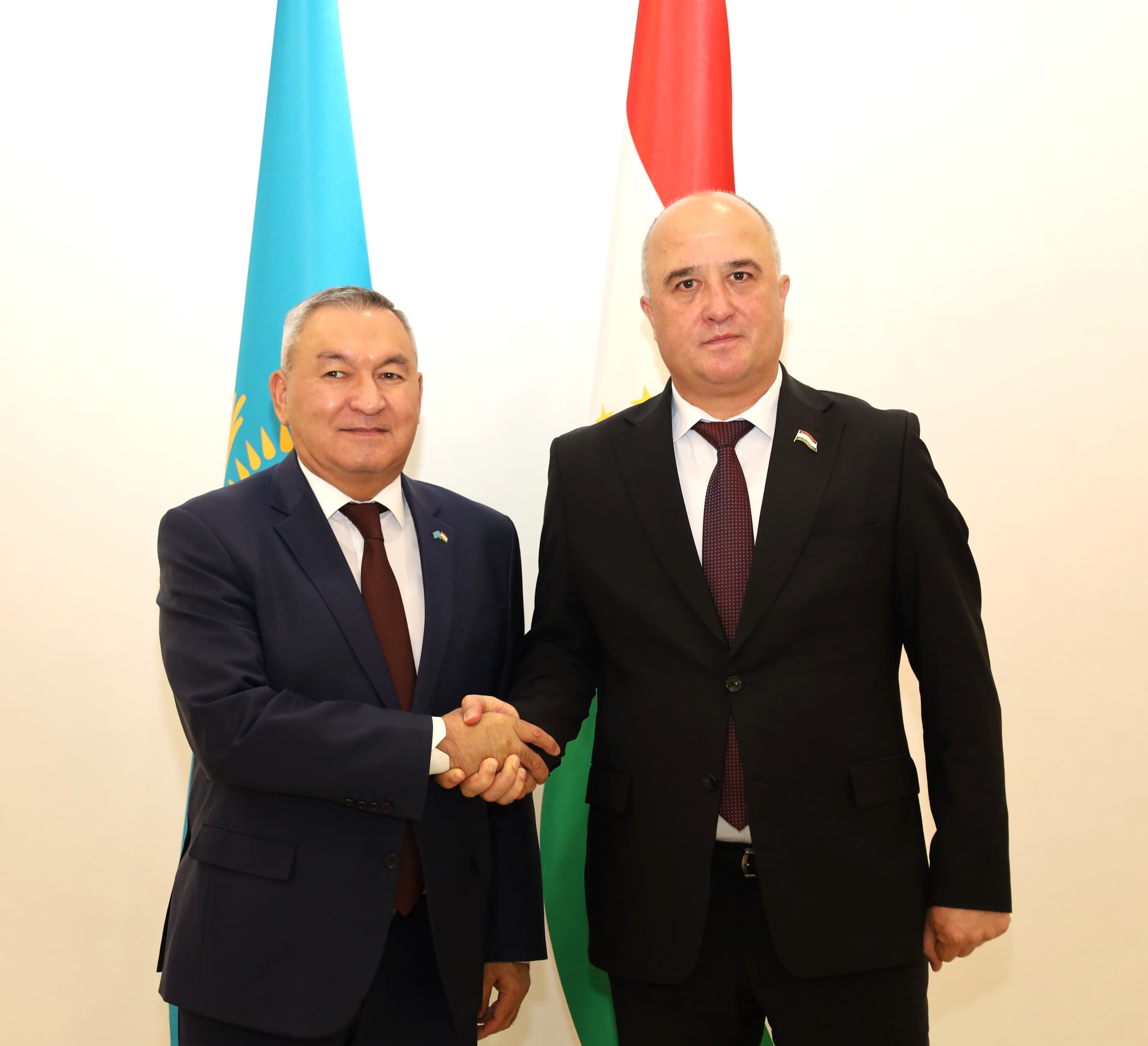 Faizali Idizoda Meets with the Ambassador of the Republic of Kazakhstan to the Republic of Tajikistan, Turekhanov Valikhan Amirhanuli