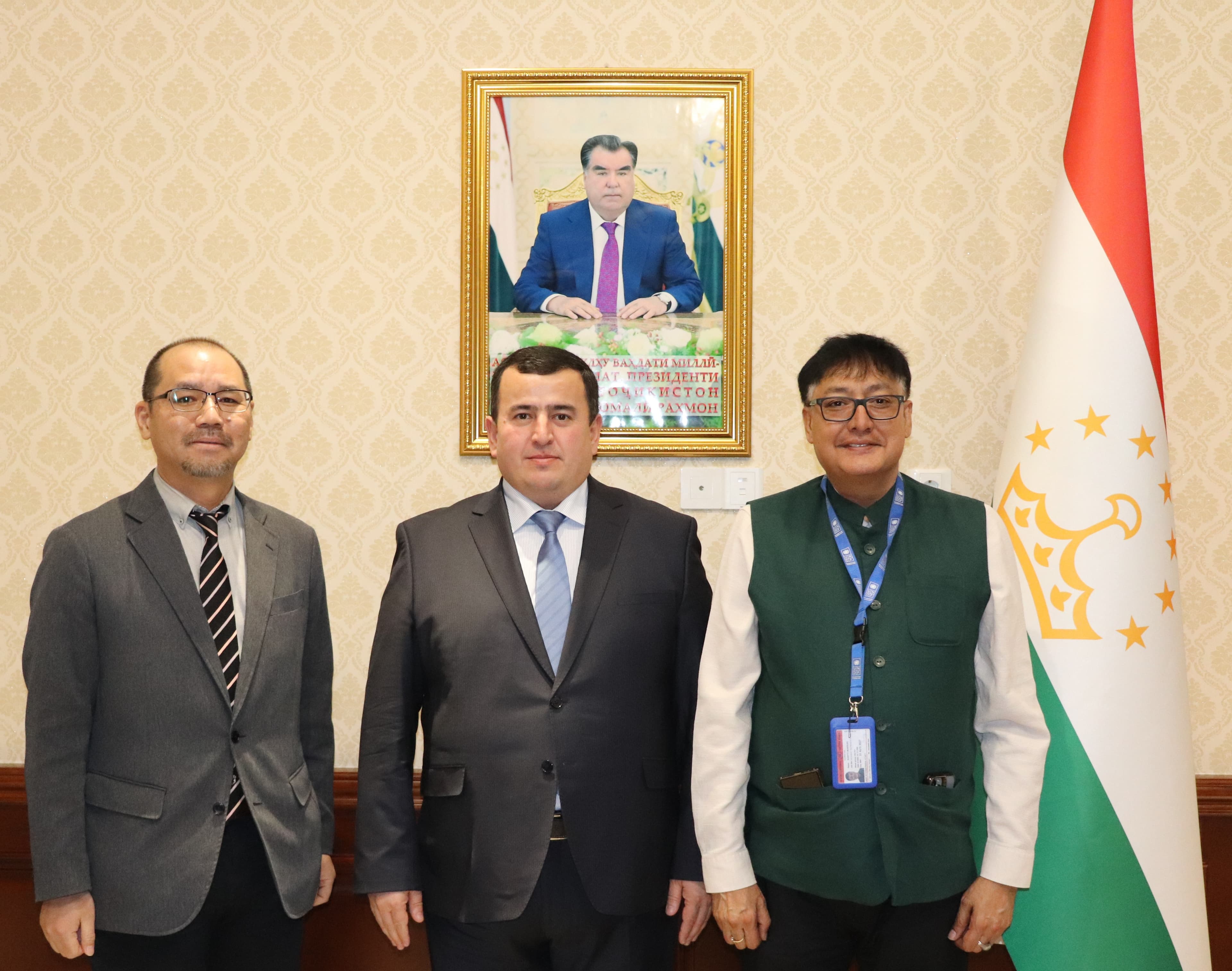 Meeting of the Minister of Economic Development and Trade with the Representative of the United Nations Development Programme (UNDP) in Tajikistan and the Representative of the Japan International Cooperation Agency (JICA)