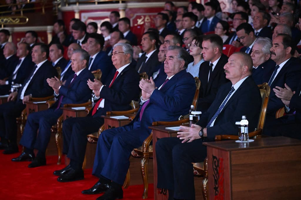 Participation in the concert of art masters of Central Asian states and Azerbaijan "Friendship evening"