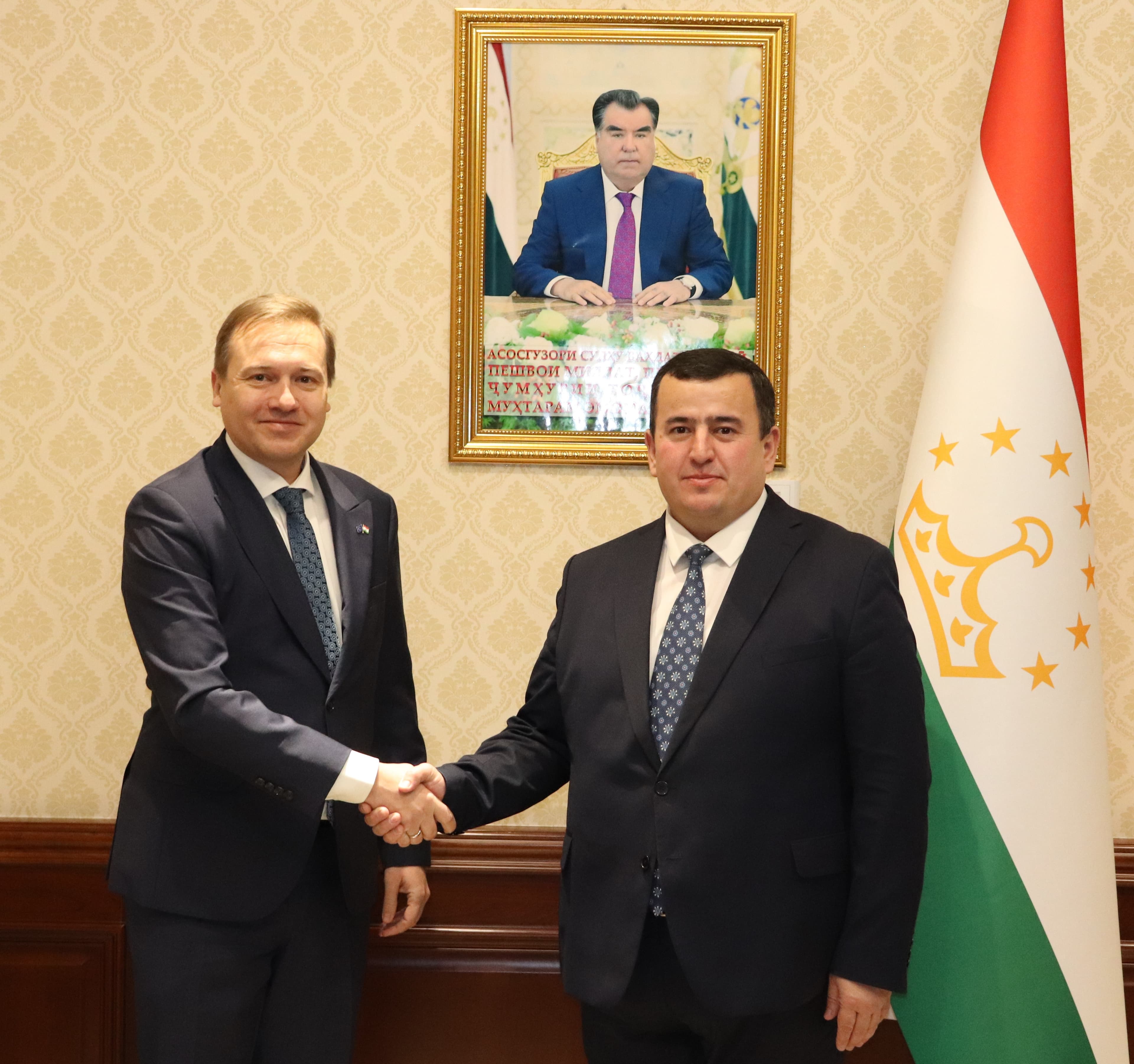 Meeting of the Minister of Economic Development and Trade of the Republic of Tajikistan with the Head of the European Union Delegation to Tajikistan
