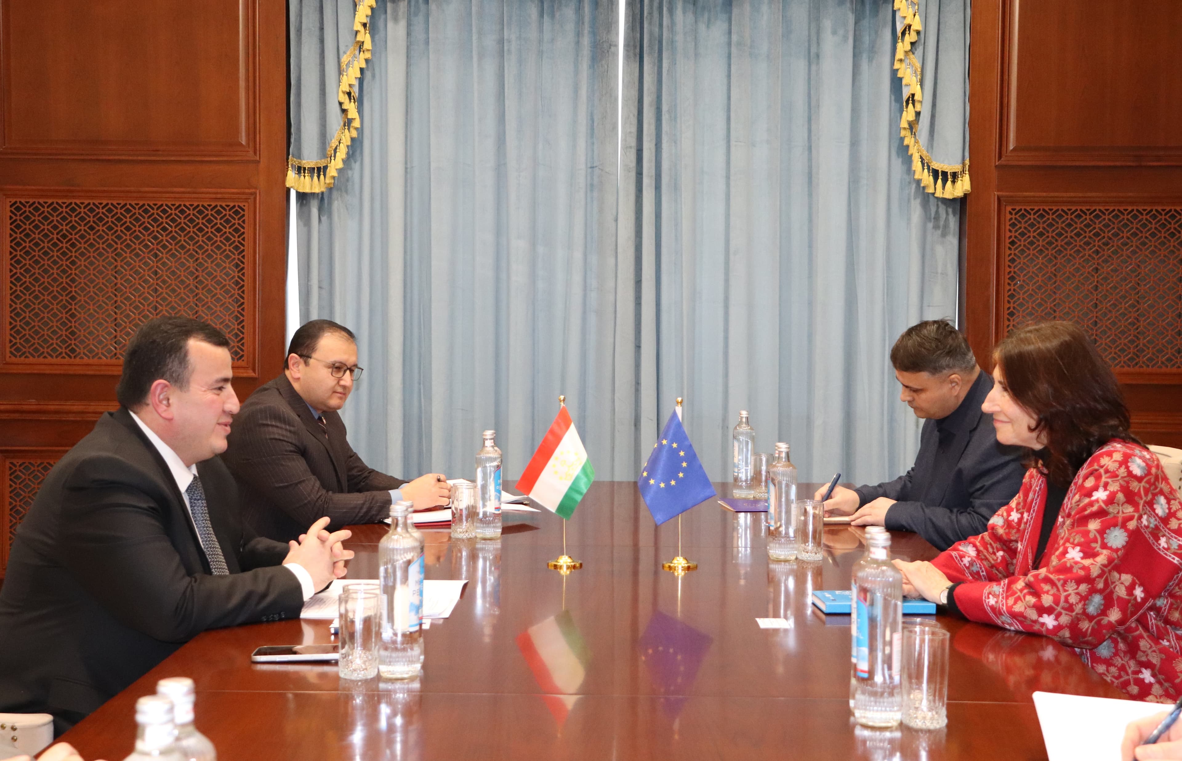Meeting of the Minister of Economic Development and Trade of the Republic of Tajikistan with a representative of the European Union