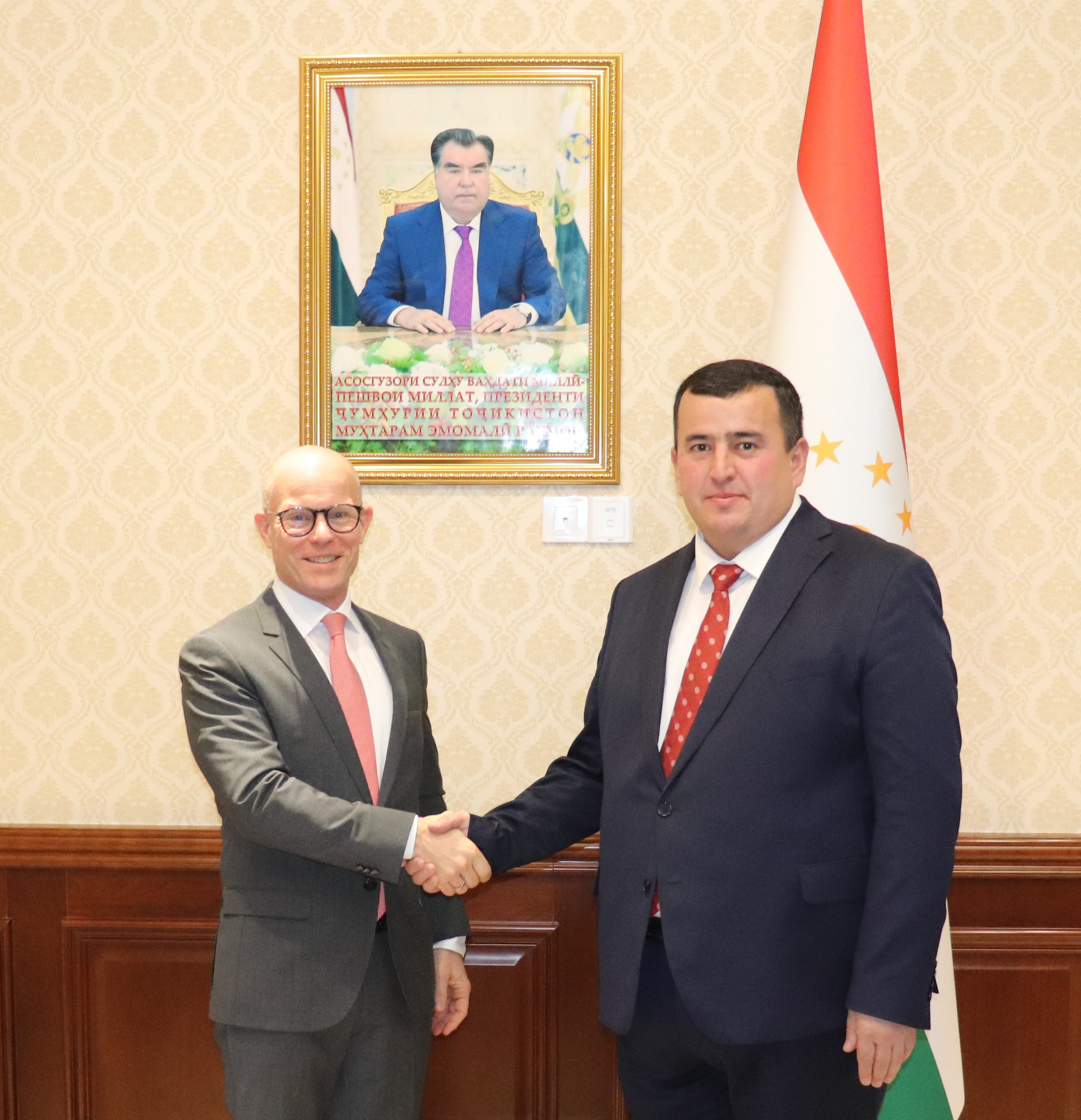 Meeting of the Minister of Economic Development and Trade with a Delegation of the German Society for International Cooperation