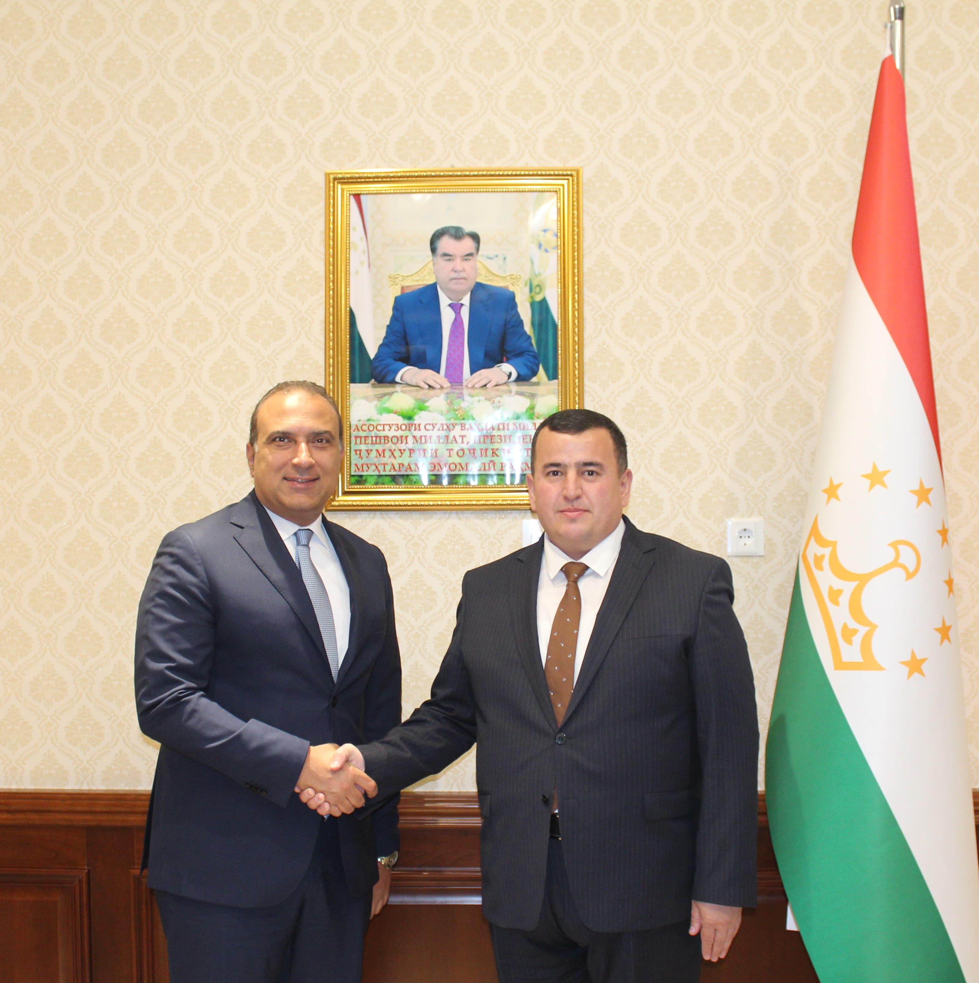 Meeting of the Minister of Economic Development and Trade of the Republic of Tajikistan with the Ambassador Extraordinary and Plenipotentiary of the Arab Republic of Egypt
