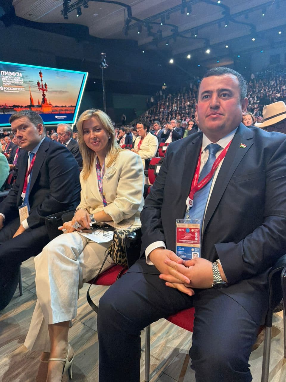 Participation of the Delegation of the Republic of Tajikistan in the Plenary Session of the St. Petersburg International Economic Forum 2026