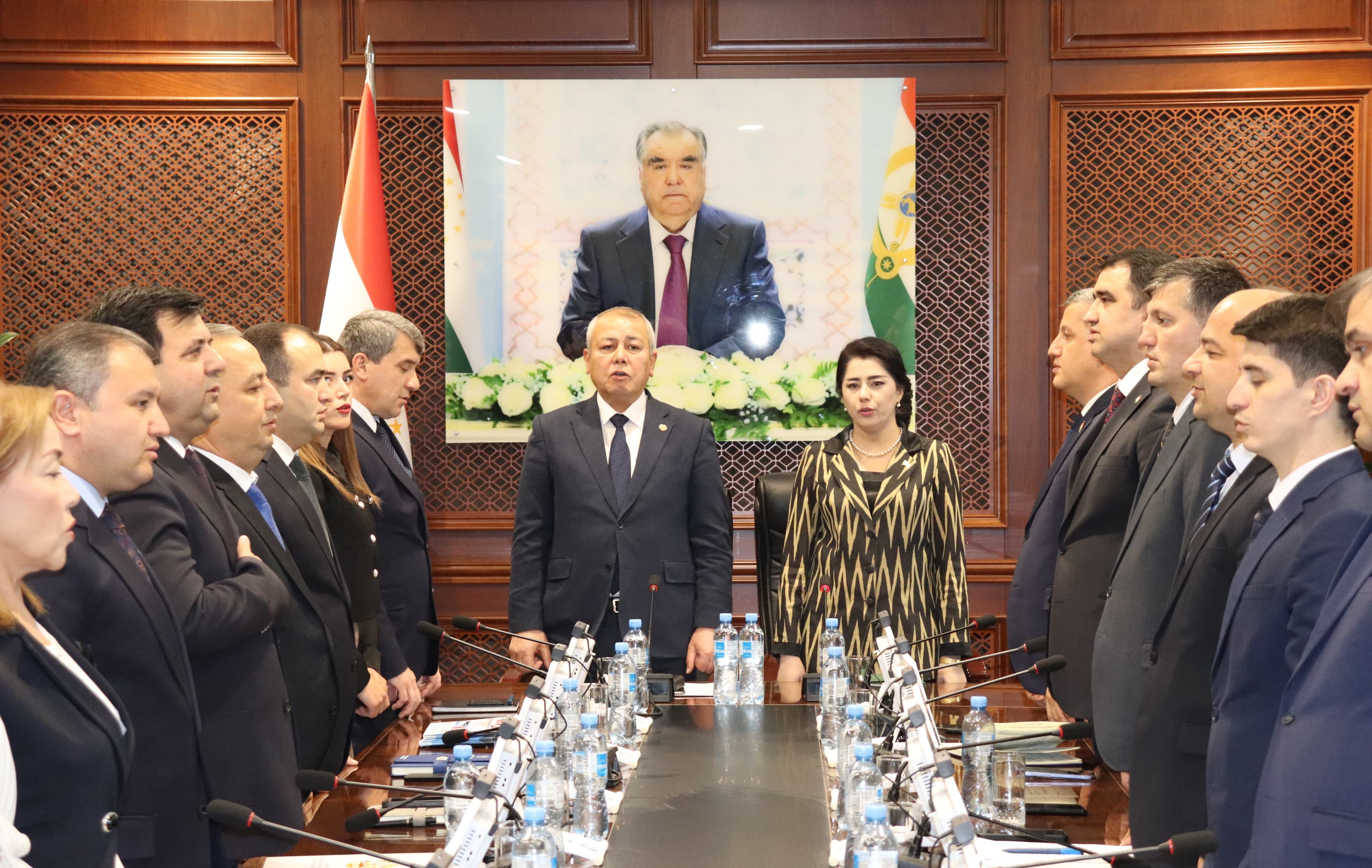 A ceremonial gathering dedicated to the President’s Day of the Republic of Tajikistan and the 33rd anniversary of the 16th Session of the Supreme Council of the Republic of Tajikistan at the Ministry of Economic Development and Trade