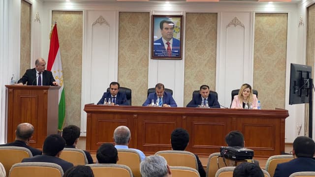 Проведение общего собрания коллегии Государственного комитета по инвестициям и управлению государственным имуществом Республики Таджикистан