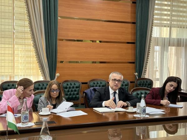 Встреча министра финансов-Каххорзода Файзиддина Саттора с представителем Азиатского банка развития-госпожой Родорой Консепсион