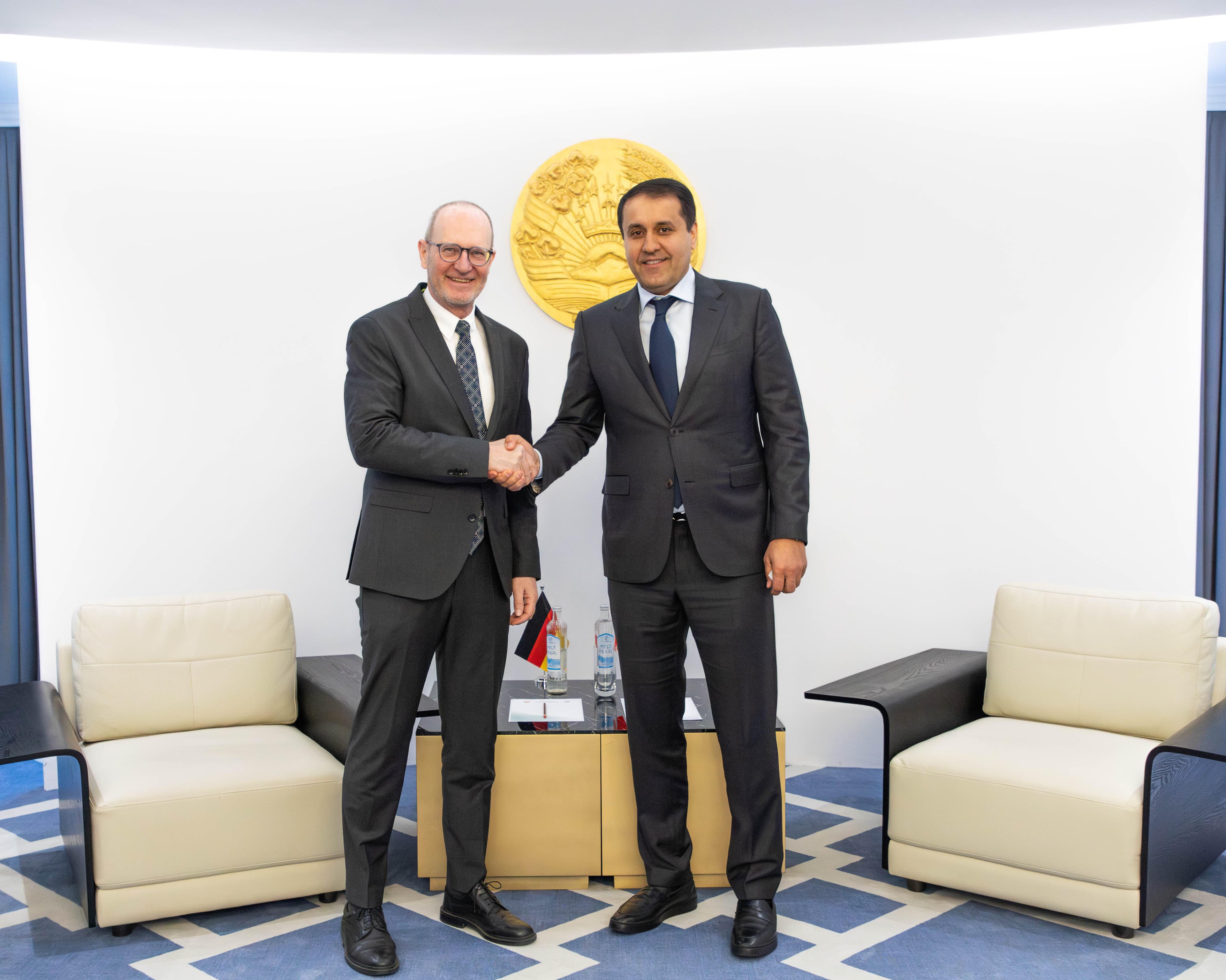Meeting of the Director of the Agency of Innovation and Digital Technologies with the Extraordinary and Plenipotentiary Ambassador of Germany to the Republic of Tajikistan, York Schuegraf