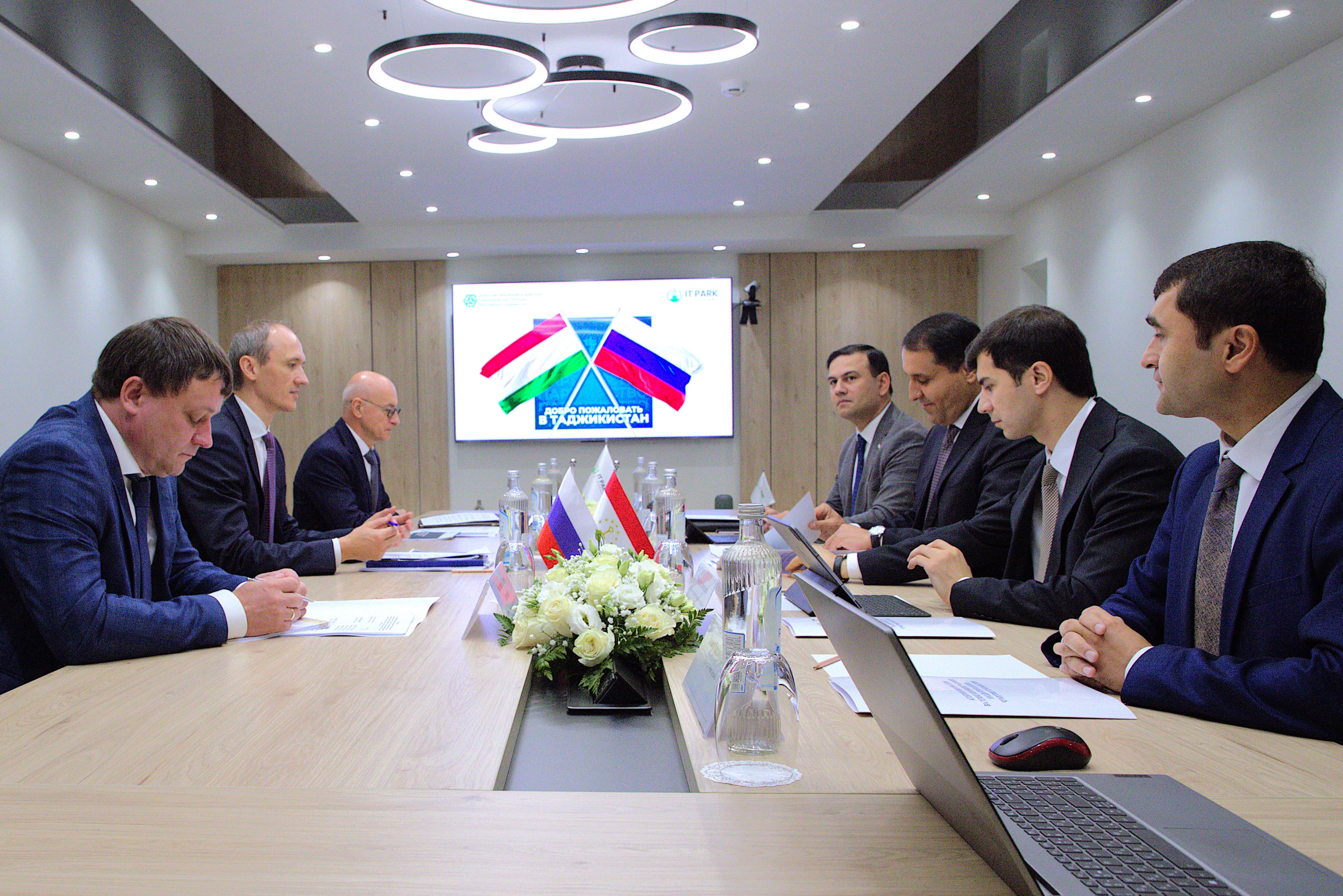 Meeting of the Director of the Agency of Innovation and Digital Technologies under the President of the Republic of Tajikistan with the Deputy Prime Minister of the Russian Federation – Chief of Staff of the Government of the Russian Federation Dmitry Grigorenko