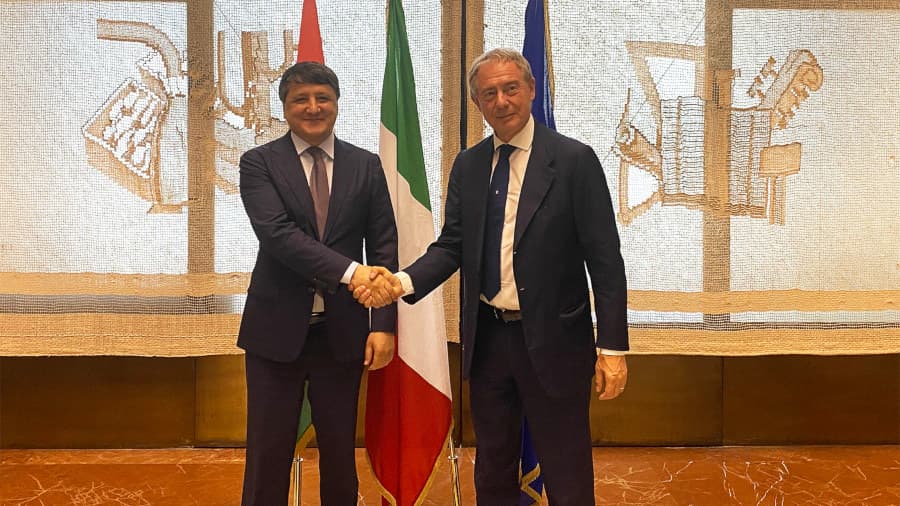 Meeting with the Minister of Industry and National Production of Italy