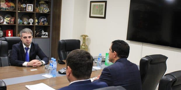 Meeting with a representative of RusHydro