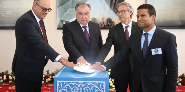 Commissioning of 3 hydroelectric units of the Kayrakkum HPP in Guliston