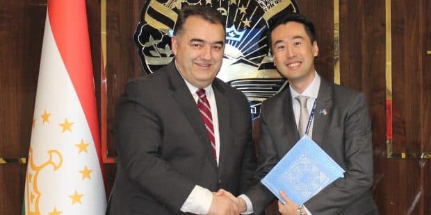 MEETING WITH YUKO SAKAMOTO, PERMANENT REPRESENTATIVE OF THE ASIAN DEVELOPMENT BANK IN TAJIKISTAN