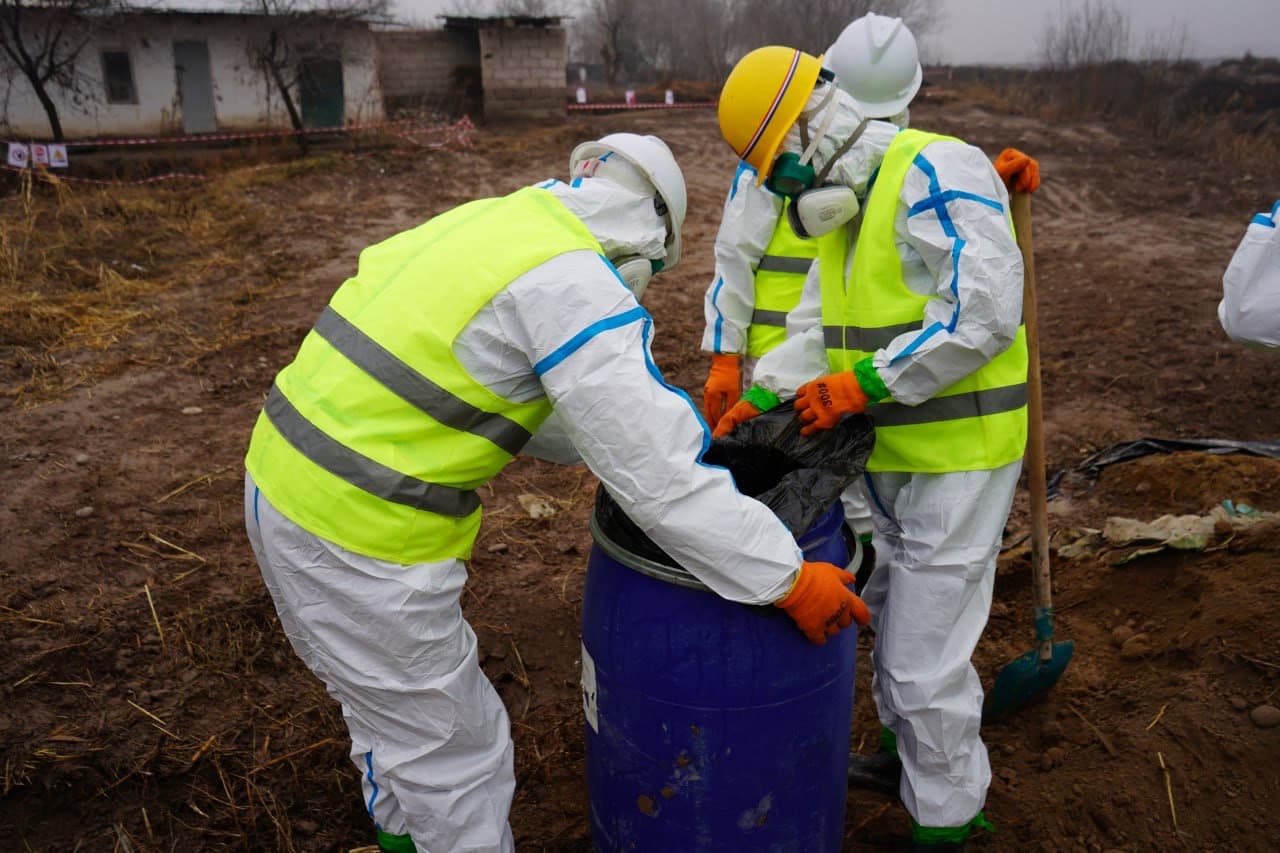 Completion of Site Cleanup Works Involving Obsolete Pesticides