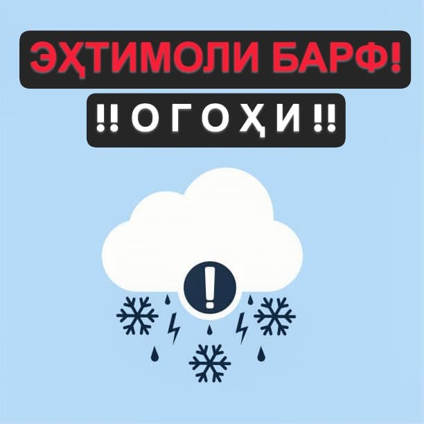Прогнозируется нестабильность погодных условий!!!