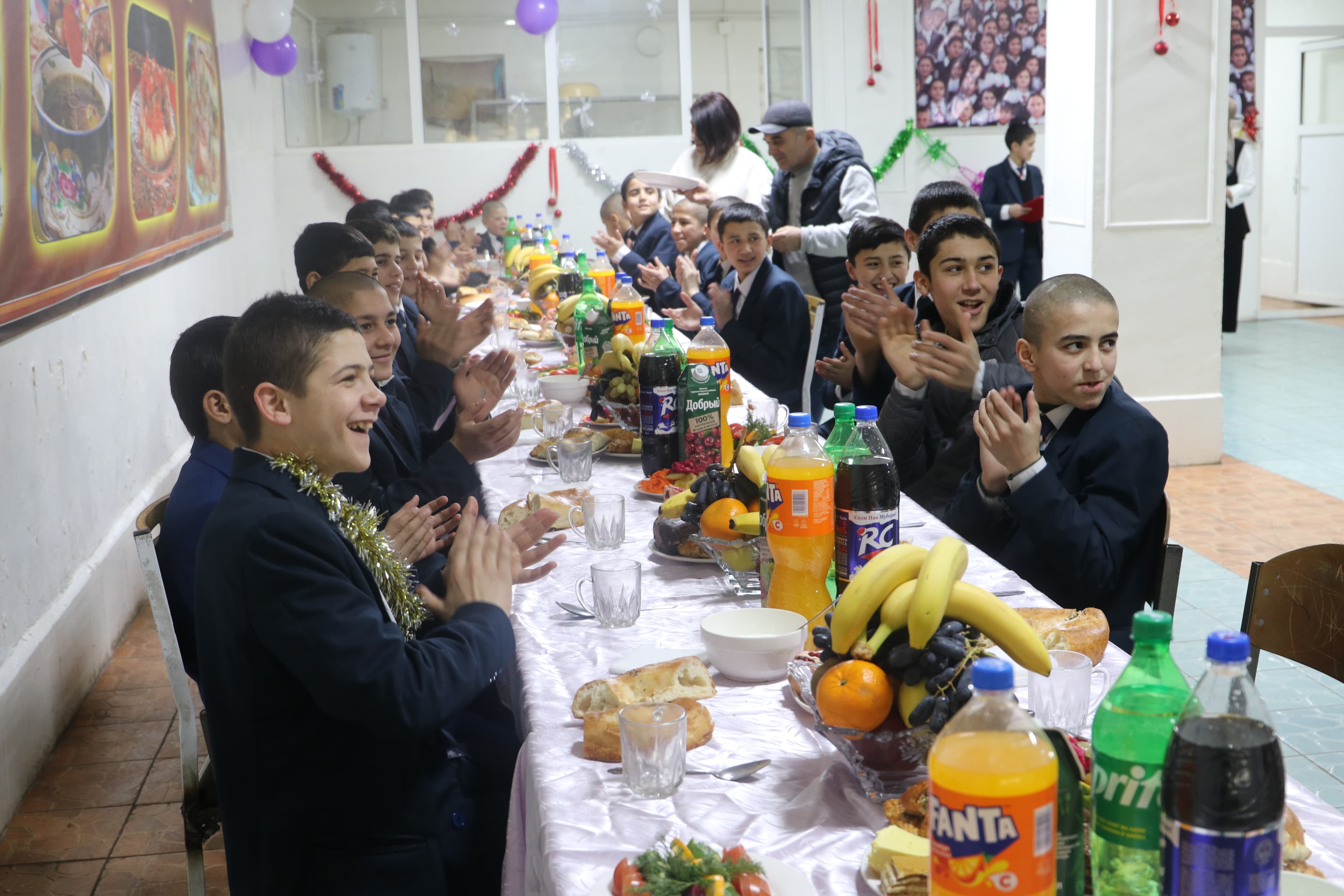 Festive Table Arrangement and Presentation of New Year Gifts to Students of the Republican Special School