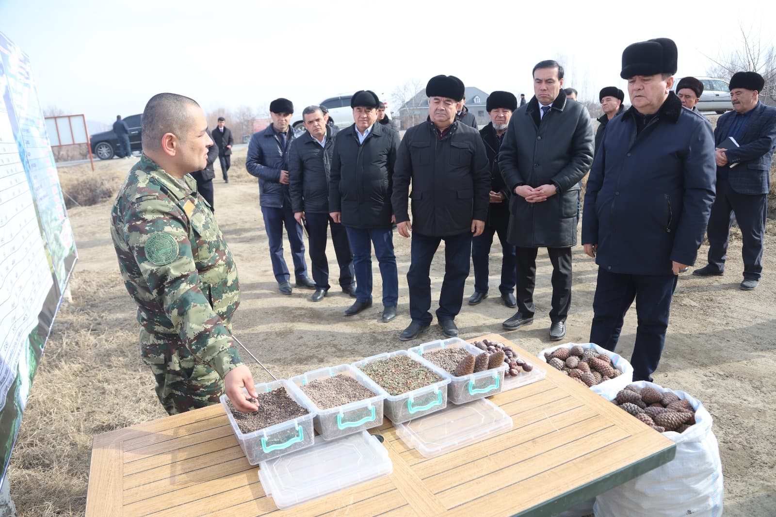 Visit to the Forest Nursery of the Environmental Protection Sector in Isfara