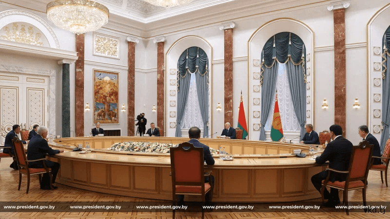 Встреча Президента Республики Беларусь участниками заседания Совета министров внутренних дел государств-участников СНГ