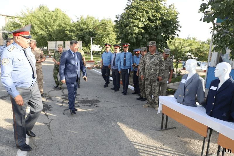 Visit of the Minister of Internal Affairs to the construction works of the Department of Material-Technical and Military Supply of the Ministry of Internal Affairs