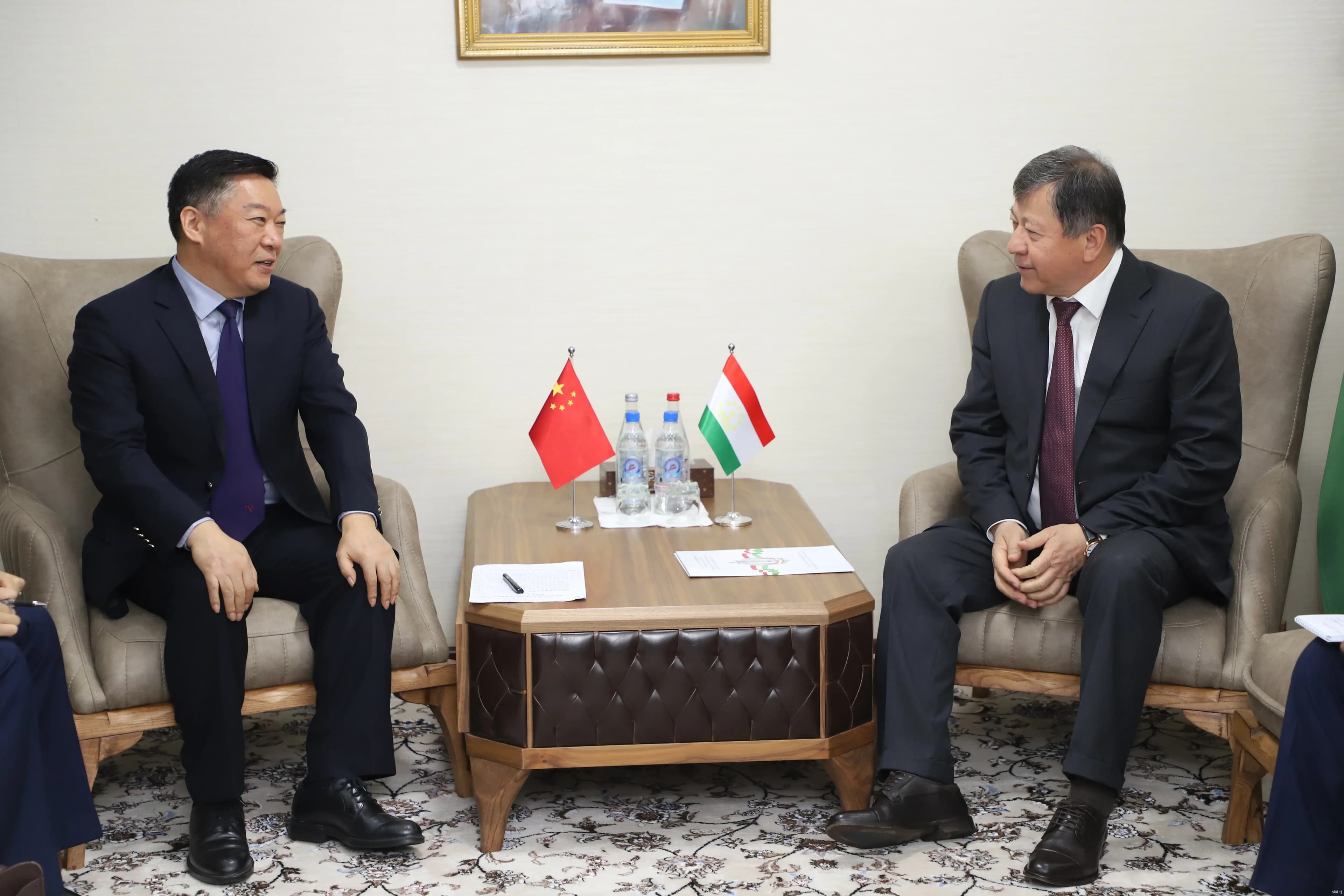 Meeting with the delegation of the Ministry of Public Security of the People's Republic of China